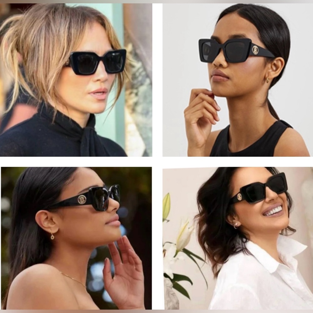 BURBERRY CLASSIC SUNGLASSES AS SEEN ON J LO , CELEBS, INFLUENCERS BOLD MOTIF
